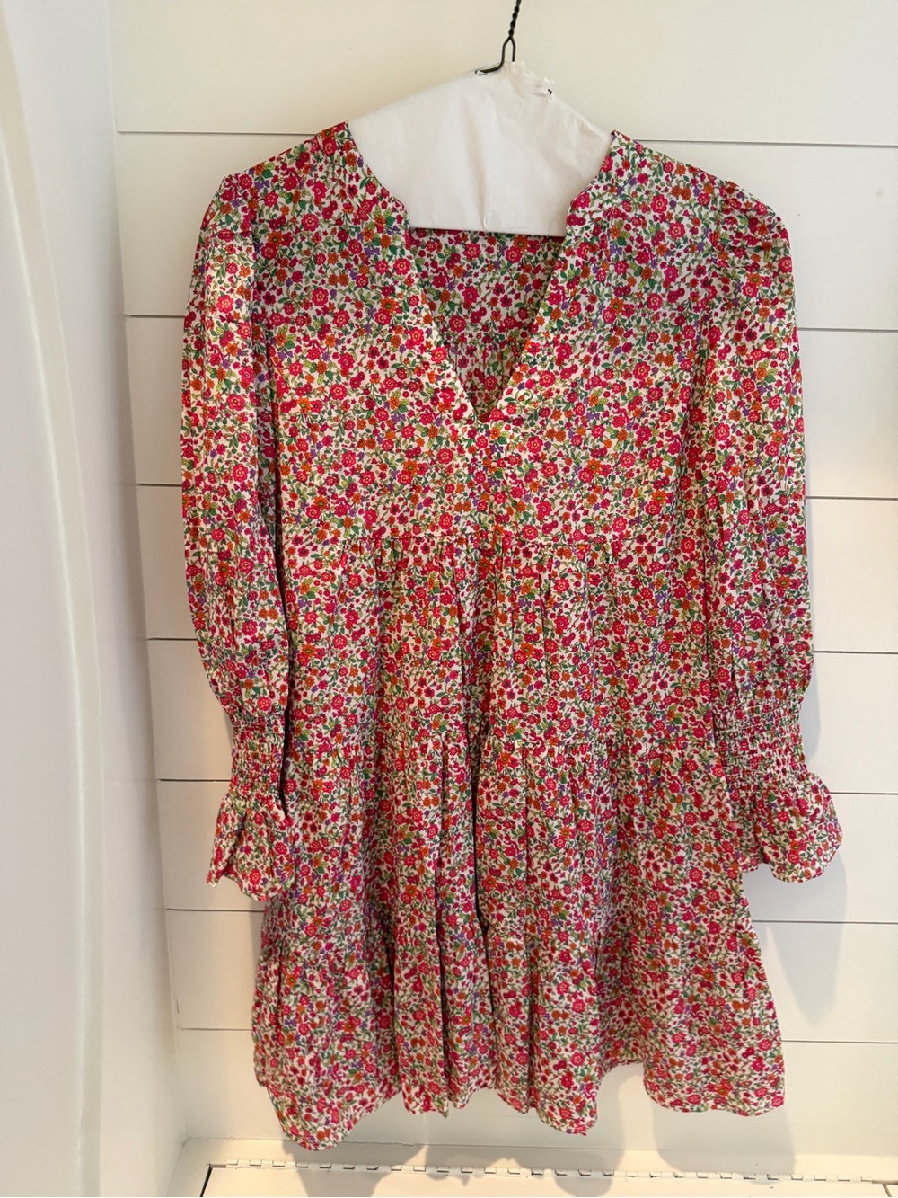 Pomander Place Floral Tiered Dress